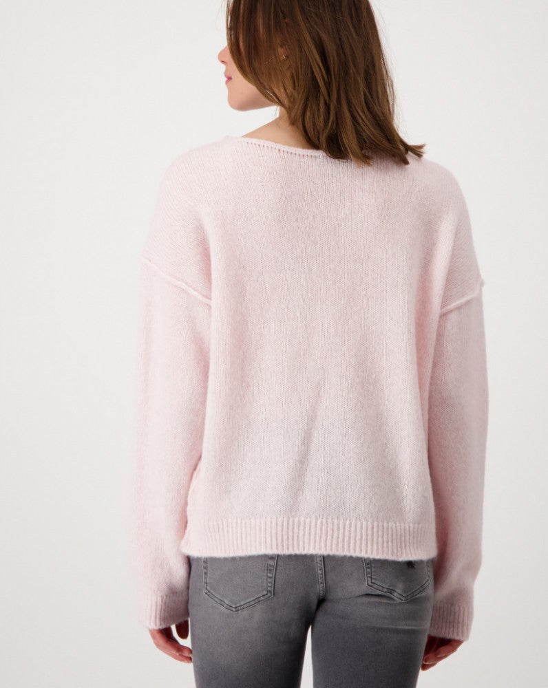Monari Ballet Pink Wool Blend Jersey