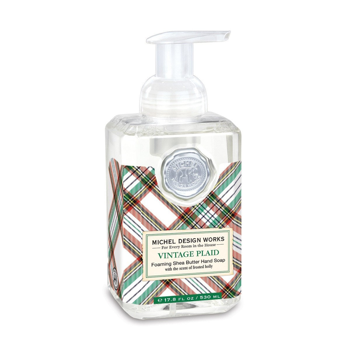Michel Design Works Vintage Plaid - Large Foaming Hand Soap