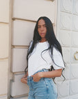 Mos Msh HEYANNO Trust Stable White Tee