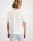 Monari Linen T Shirt - Off White