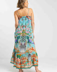 INOA Frill Strap Maxi Dress - Palermo