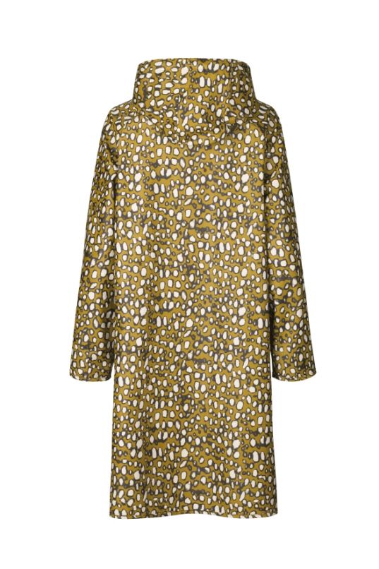 Ilse Jacobsen Rain157  Print Detachable Hood Raincoat - Plantation