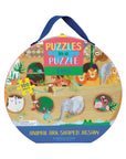 Floss & Rock Jungle Puzzle - 100 piece 3 in 1 **Age 5+