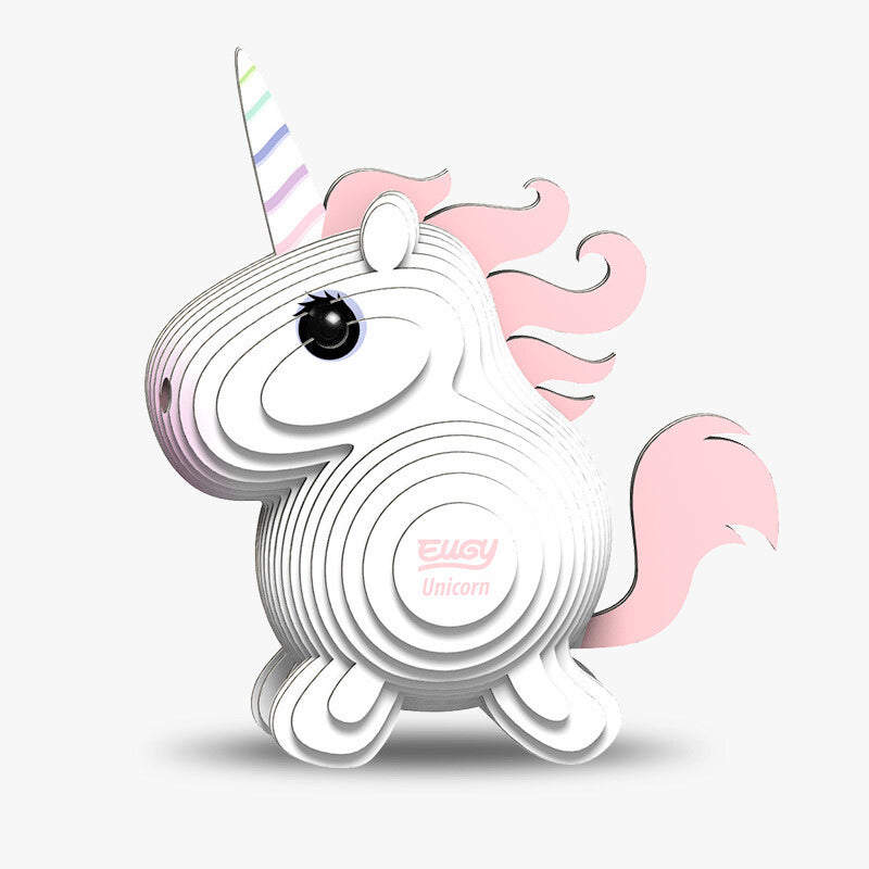 Eugy 014 Unicorn 3D Cardboard Model Kit
